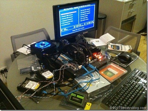 Turn the kitchen table into a electrical hazard