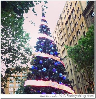 martin place tree