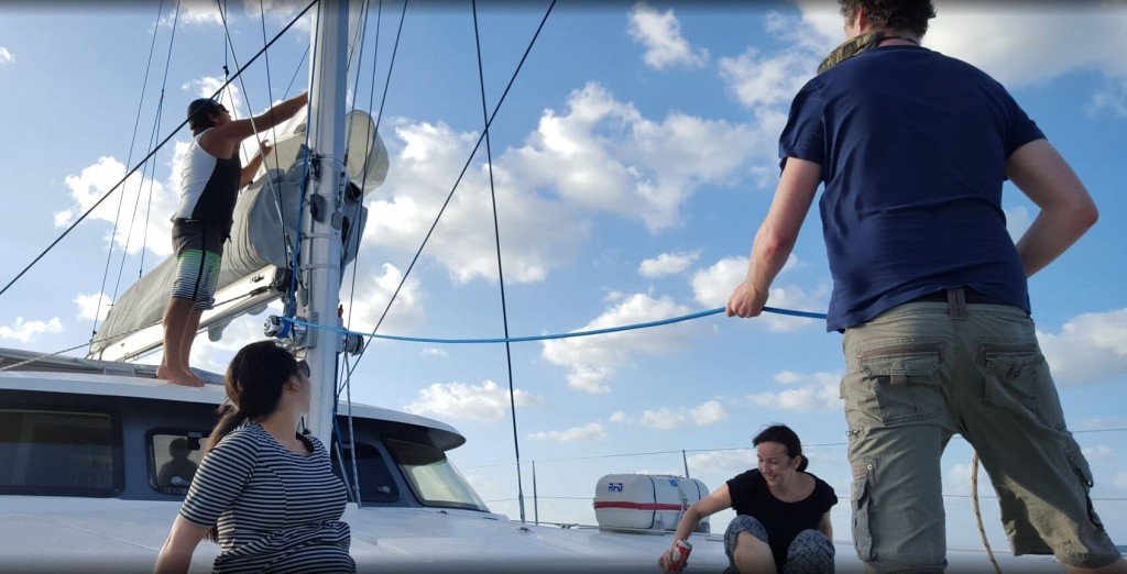 Sailing in the WhitSundays