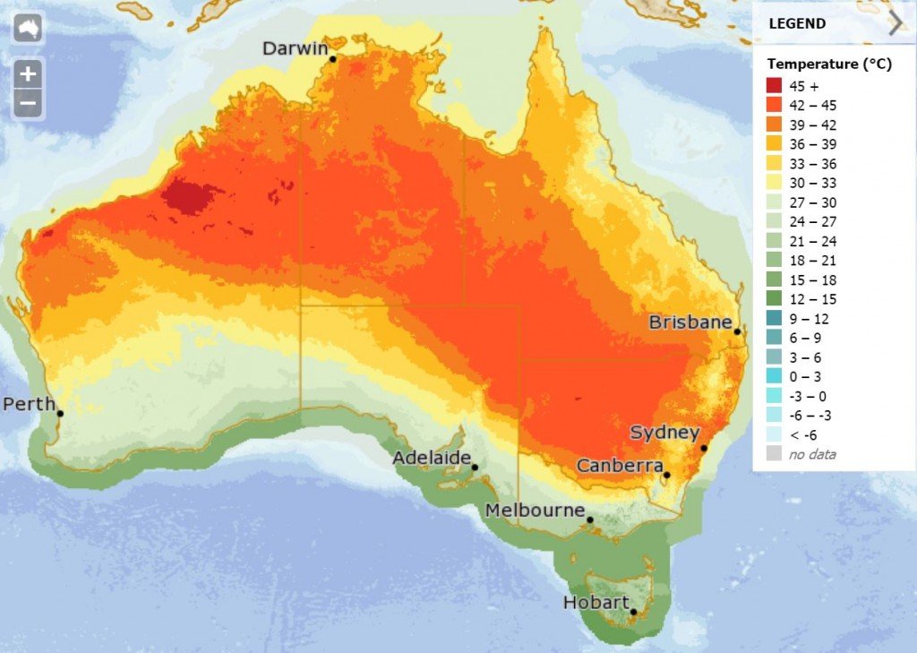 hot Australia